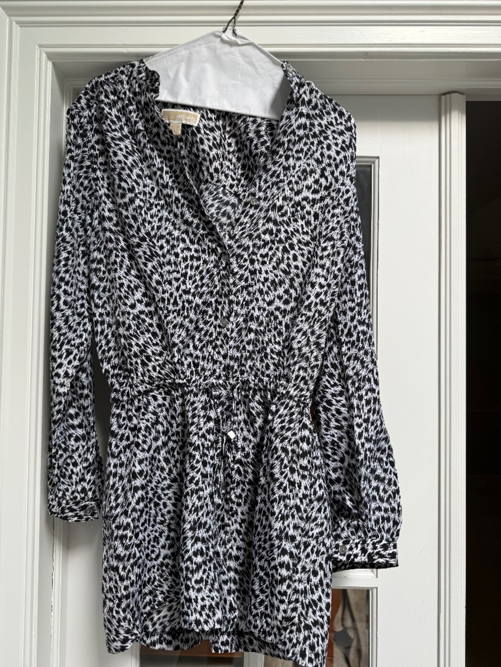 Romper Michael Kors black white print size Smal